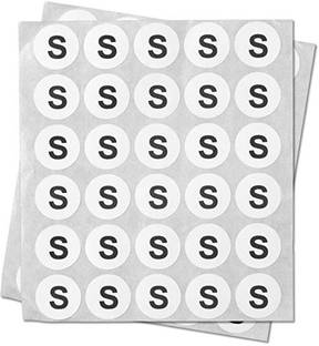 greengrow S - Clothing Size Labels Round Self Adhesive ...