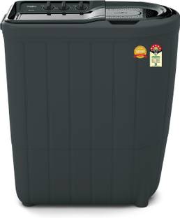 Whirlpool 6 kg Magic Clean 5 Star Semi Automatic Top Load Washing Machine Black, Grey