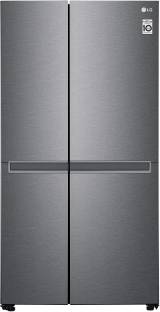 LG 688 L Frost Free Side by Side Refrigerator  with Smart Inverter Multi Digital Sensors and Express F...