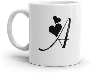 Bhagwati world creation Alphabet A with black heart, ceramic coffee mug(325ml) Ceramic Coffee Mug Price in India - Buy Bhagwati world creation Alphabet A with black heart, ceramic coffee mug(325ml) Ceramic Coffee Bhagwati world creation Alphabet A with black heart, ceramic coffee mug(325ml) Ceramic Coffee Mug Price in India - Buy Bhagwati world creation Alphabet A with black heart, ceramic coffee mug(325ml) Ceramic Coffee