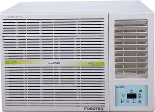 Lloyd 1.5 Ton 5 Star Window Inverter AC  - White