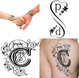 Ordershock PC Name Letter Tattoo Waterproof Boys and Girls Temporary Body  Tattoo Pack of 2. - Price in India, Buy Ordershock PC Name Letter Tattoo  Waterproof Boys and Girls Temporary Body Tattoo