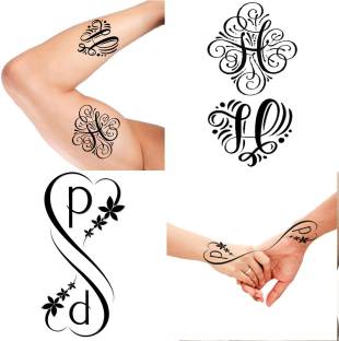 Ordershock HP Name Letter Tattoo Waterproof Boys and Girls Temporary Body  Tattoo Pack of 2. - Price in India, Buy Ordershock HP Name Letter Tattoo  Waterproof Boys and Girls Temporary Body Tattoo