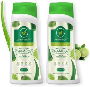 GreenVedic Milk Protein Shampoo ( Buy Pack of 2 And Get 40% off )