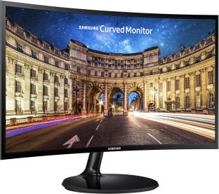 SAMSUNG 27 inch Curved Full HD VA Panel with 1800R Curvature, HDMI, Audio Ports, Flicker Free Slim Des...