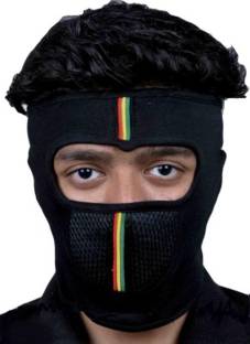 New Life Enterprise Black Bike Face Mask for Men & Women