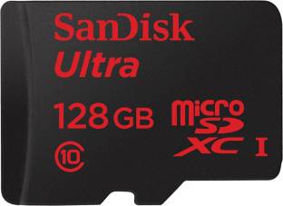 For 2499/-(37% Off) SanDisk Ultra 128GB MicroSDXC Class 10 80 MB/s Memory Card Only Flipkart Assured at Flipkart