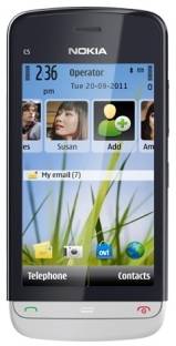 Currently unavailable Add to Compare Nokia C5-05 (Black Aluminum Grey, 40 MB) 3.672 Ratings & 19 Reviews 128 MB RAM | 40 MB ROM | Expandable Upto 16 GB 8.13 cm (3.2 inch) NA Display 2MP Rear Camera 1000 mAh Li-Ion Battery 1 Year for Mobile & 6 Months for Accessories ₹6,199 Free delivery Bank Offer