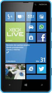 Currently unavailable Add to Compare Nokia Lumia 820 (Cyan, 8 GB) 4.5852 Ratings & 299 Reviews 1 GB RAM | 8 GB ROM | Expandable Upto 64 GB 10.92 cm (4.3 inch) WVGA Display 8MP Rear Camera 1650 mAh Li-Ion Battery Qualcomm Snapdragon S4 Processor 1 Year for Mobile & 6 Months for Accessories ₹27,559 Free delivery Bank Offer