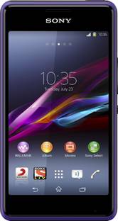 Currently unavailable Add to Compare SONY Xperia E1 Dual (Purple, 4 GB) 3.81,143 Ratings & 112 Reviews 512 MB RAM | 4 GB ROM | Expandable Upto 32 GB 10.16 cm (4 inch) WVGA Display 3MP Rear Camera 1700 mAh Battery Qualcomm MSM8210 Processor 1 Year for Mobile & 6 Months for Accessories ₹7,490 Free delivery by Today Bank Offer