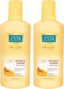Jolen Honey & Almond Lotion (Twin Pack)