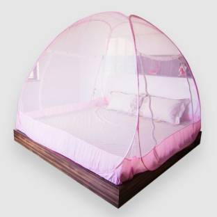 Prc Net Double Bed Pink Premium Mosquito Net