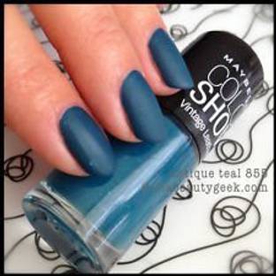 maybelline color show limited edition nail polish 955 turquoise