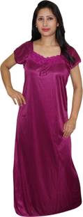 Indiatrendzs Women's Nighty with Robe