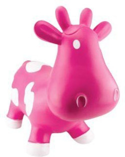 howdy bouncy rubber cow