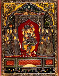 Harmony Arts Thanjavur Tanjore Painting Canvas 20 Inch X 15 Inch