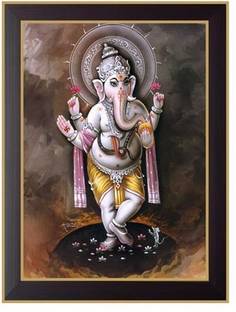 Nilgiri Touch Standing Ganesha Photo Frame Canvas 13 Inch X 10