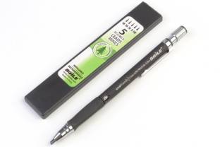 Baile 2.0mm Mechanical Auto Pencil + Lead Box (5 Leads) - Black Pencil