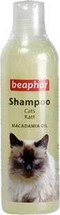 Beaphar Macadamia Oil Anti-dandruff, Flea and Tick, Hypoallergenic, Whitening and Color Enhancing, Allergy Relief, Anti-parasitic, Conditioning, Anti-fungal, Anti-microbial, Anti-itching Cat Shampoo