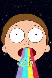 Rick And Morty Minimalistic Tv Show Poster Paper Print Tv