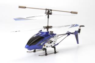 Toyhouse Metal Helicopter 3 Channel Infrared Remote Control with Gyroscope n LED Lights for Indoor