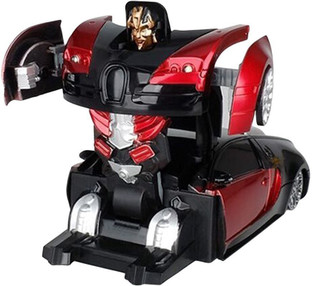 wall climbing transformable robot car