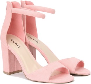 QUPID Women Pink Heels - Buy ROPKPS 
