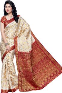 Mimosa Woven Kanjivaram Handloom Art Silk Sari
