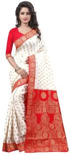 Wing Deals Self Design Kanjivaram Silk Sari