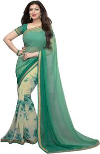 Vency Creation Self Design Bollywood Georgette Sari