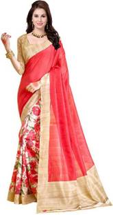 Ishin Printed Bhagalpuri Art Silk Sari
