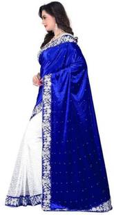 VJFASHION Self Design, Embellished Bollywood Handloom Velvet, Net, Kota Cotton Saree