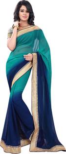 Florence Embroidered Fashion Chiffon Sari
