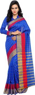 sarvagny clothing Self Design Kanjivaram Chanderi, Poly Silk Sari