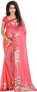 Bunny Sarees Embroidered Bollywood Lycra Sari
