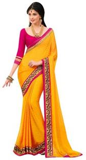 Pragati Fashion Hab Embroidered Fashion Marble Padding Sari