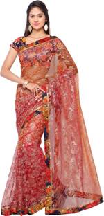 Sarvagny Clothing Self Design Fashion Net Sari