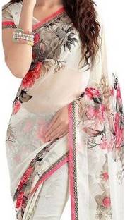 Zypara Printed Bollywood Georgette Sari