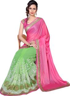 Livie Embroidered Bollywood Net Sari