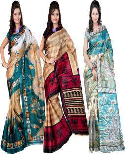 Ajamukhi Self Design Bollywood Art Silk Sari