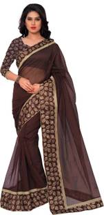 Sarvagny Clothing Solid Bollywood Banarasi Silk Sari