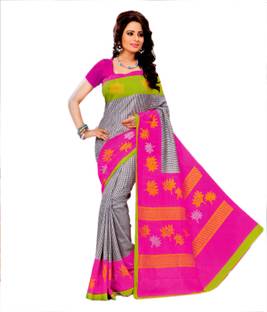 Miraan Printed Bhagalpuri Art Silk Sari