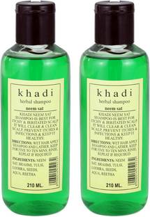 Tele Ervamatin Shampoo Price In India Khadi Herbal Neem Sat Shampoo Twin Pack