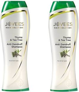 JOVEES Thyme & Tea Tree Anti dandruff Shampoo 125ml (Pack Of 2)