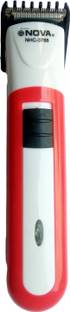 Gemei Nova NHC 3788-3206 Red Super Fast Rechargeable Professional Hair Clipper Trimmer For Men