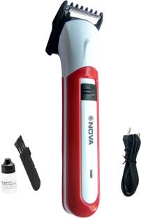 Gemei Nova NHC-3921 Red090 High Performing Body Groomer Professional Hair Clipperr 001 Trimmer For Men