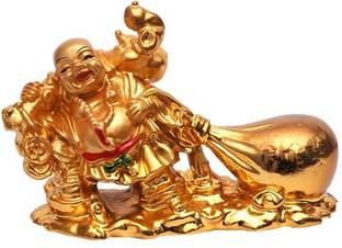 Happy Laughing Buddha With Wu Lou Money Bag - Laugh Poster
