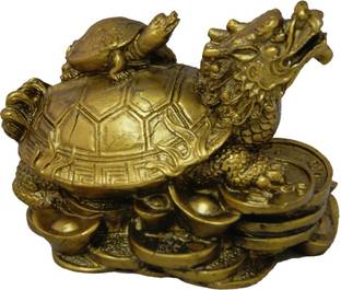 Aaradhi Feng Shui Lucky Wealth Vase Decorative Showpiece 11 Cm