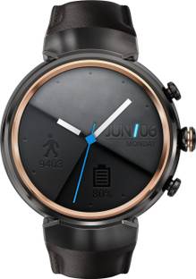 Asus Zenwatch 3 Gunmetal with Dark Brown Leather Strap For Women and Men
