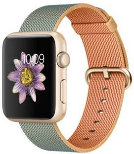 Apple Watch 42 mm Gold Aluminium Case with Gold / Royal Blue Woven Nylon Gold / Royal Blue Smartwatch